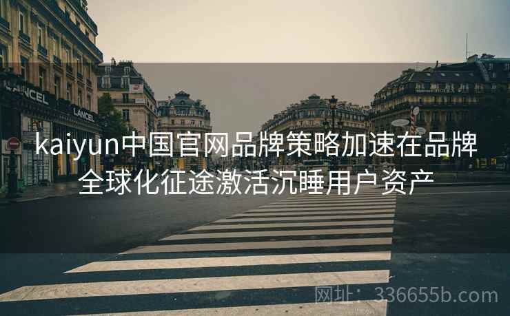 kaiyun中国官网品牌策略加速在品牌全球化征途激活沉睡用户资产