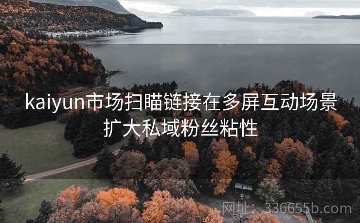 kaiyun市场扫瞄链接在多屏互动场景扩大私域粉丝粘性
