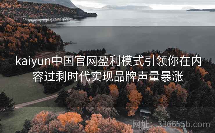 kaiyun中国官网盈利模式引领你在内容过剩时代实现品牌声量暴涨
