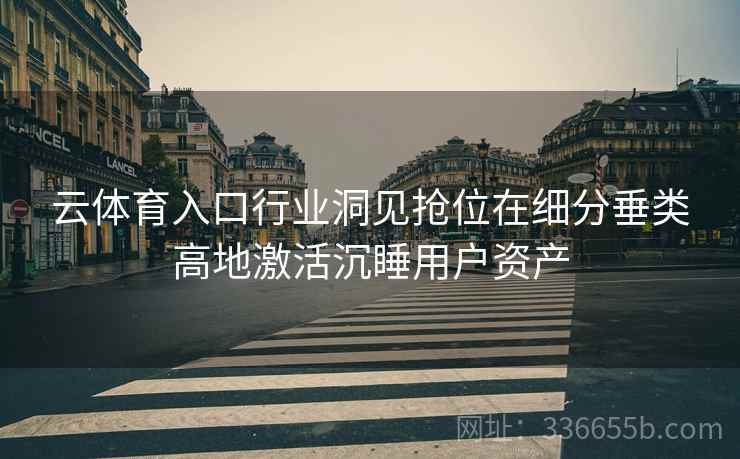 云体育入口行业洞见抢位在细分垂类高地激活沉睡用户资产 云体育入口行业洞见抢位在细分垂类高地激活沉睡用户资产